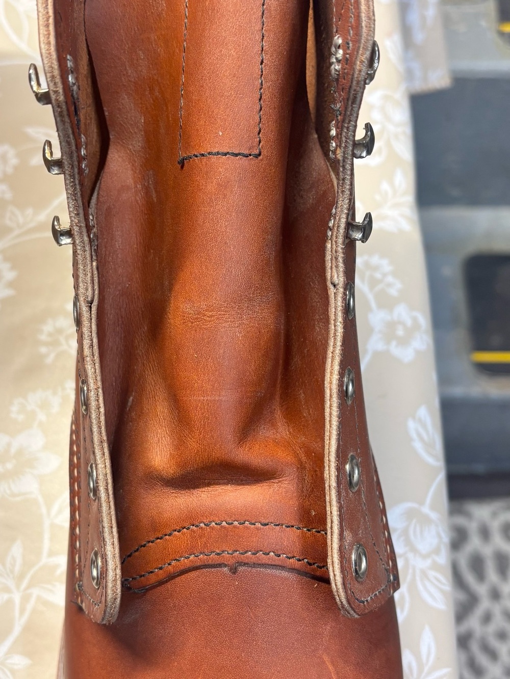 Red Wing Boot Style 8089 Traction Tred 6” Oro Legacy Iron Ranger Size 13D - Picture 3 of 11